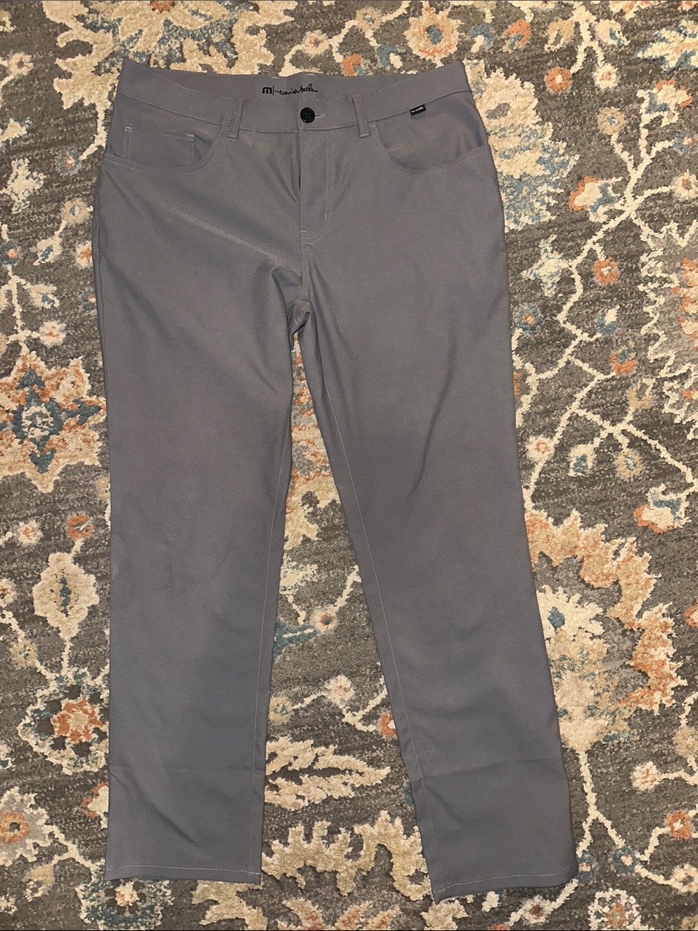 NWOT- 34x30 Travis Mathew Men's Gray Stretch Golf Pants